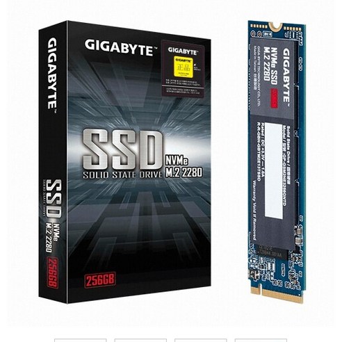 GIGABYTE GP-GSM2NE3 M.2 NVMe 제이씨현 (256GB), 256GB SSD