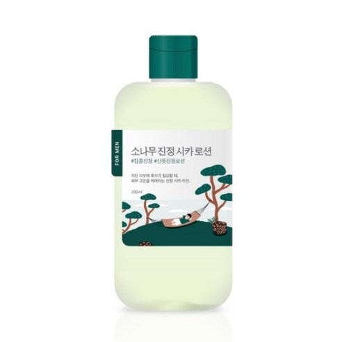 라운드랩 포 맨 소나무 진정 시카 로션, 9개, 200ml