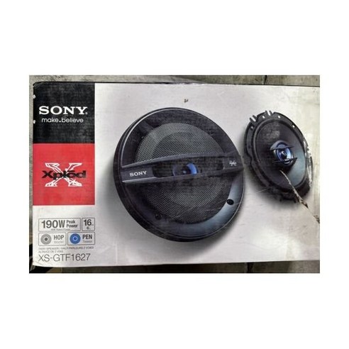 소니 Sony [세금포함] [정품] XS-GTF1627 6.5” Car 오디오 스피커 190 Watts 166641251455