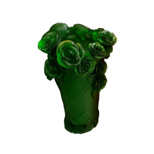 가정용 연구실 탁상 요가 스튜디오를 위한 꽃병 배열 장식적인 꽃병, 결정, 녹색