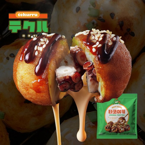 테쿠루 타코야끼 문어빵 간편조리 갓 만든 그대로 420g 오사카타코야끼 - 기타 즉석요리 | 쿠팡