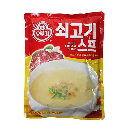 오뚜기 쇠고기스프1kg, 1kg, 1개 
면/통조림/가공식품
 Best Top5