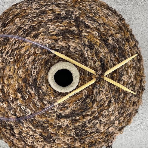 울링구사 (텐디 브라운) 1.2kg 콘사 니트컨테이너 [3474], 1.4kg