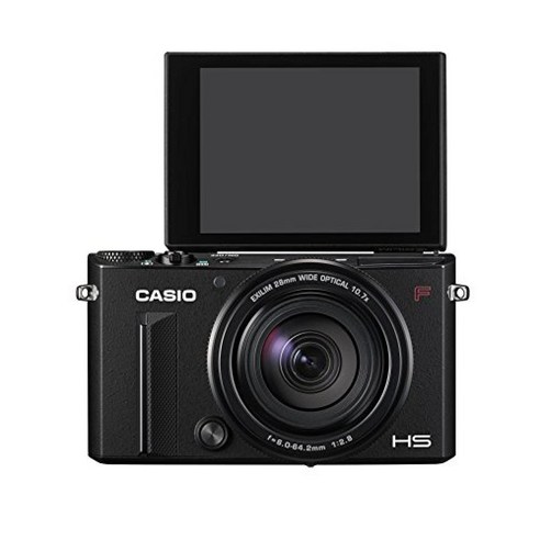 CASIO 디지털 카메라 EXILIM EX-100FBK 60매/초고속 연사 전역 F2.8 광학 10.7배 줌 렌즈 프리미엄 브라케팅 EX100F 블랙