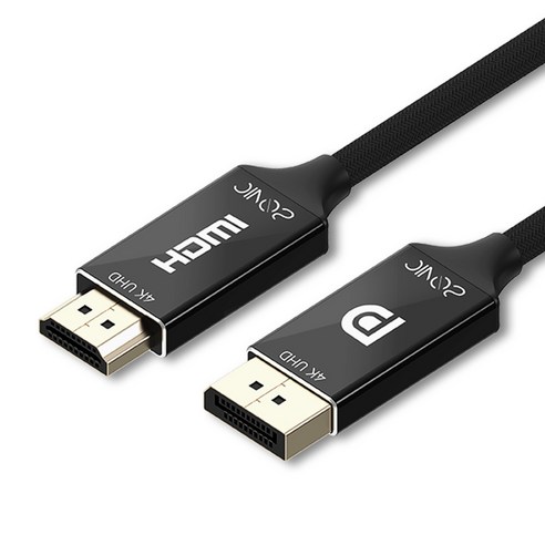 소닉 DP to HDMI 케이블, 1개, 1.8m