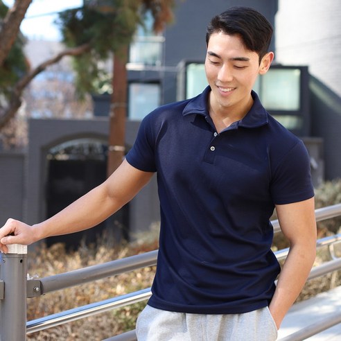 레그데이 어깨넓어보이는 남자 머슬핏 반팔 카라티 반팔 티셔츠 10color