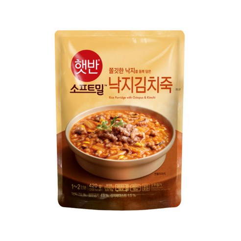 비비고 낙지김치죽 420g, 5개