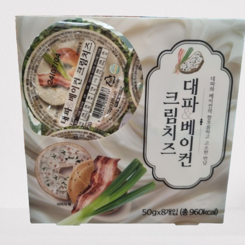 [트레이더스] 대파 베이컨 크림치즈 (8개입) 아이스박스포장