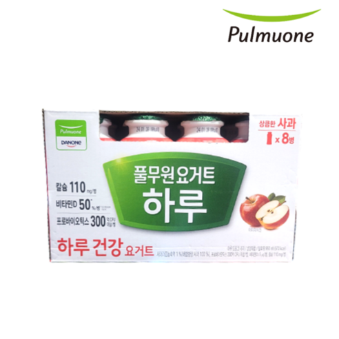 풀무원 마시는 하루 요거트 사과 120ml 8팩 유제품