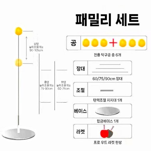 상상 탁구연습기 셀프탁구연습 강력한 스윙가능 실제공회전 탁구장, 1개, 노랑