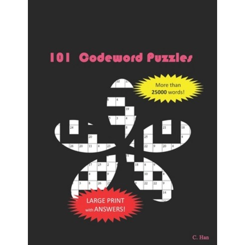 (영문도서) 101 Codeword Puzzles Paperback, Cindy Han, English, 9789811808265