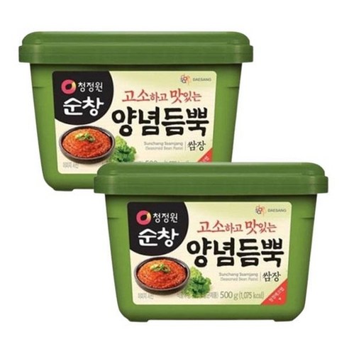 청정원 순창 양념듬뿍 쌈장, 500g, 2개