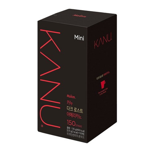 카누 미니 다크 150T 1개, 150개입, 135g