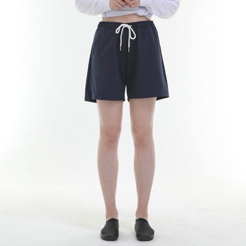 일루소 메모리 하프 여성용 비치 팬츠, 네이비