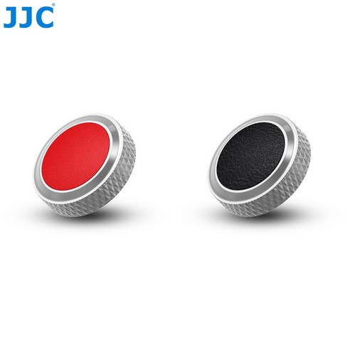 Jjc 2 pcs 소프트 셔터 버튼 디럭스 셔터 릴리즈 버튼 fujifilm canon nikon sony leica 용 순수 구리 카메라 버튼 만들기, 2개 패키지 1, 하나, 2개