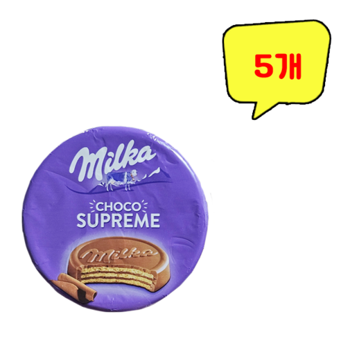 밀카 초코 슈프림 비스켓, 30g, 5개