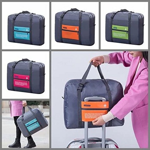 접을 수 있는 여행 수납 가방 큰 사이즈 정리 가방 짐 가방 수납 가방 한국판 출장 옷 비행기 가방, 초록색