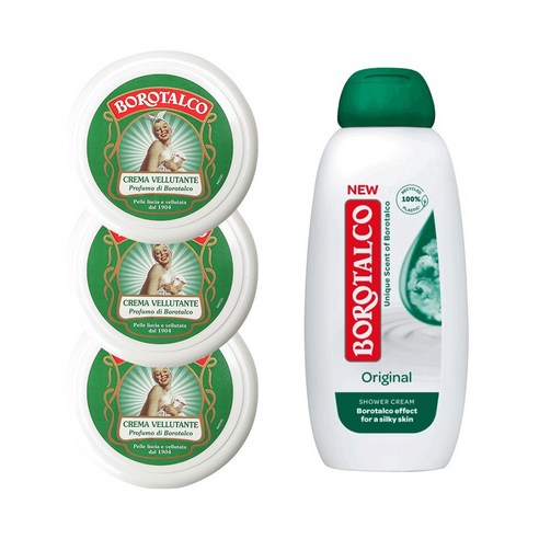 보로탈코 벨벳팅 크레마 바디크림 150ml 3개 + 샤워크림 250ml 1개