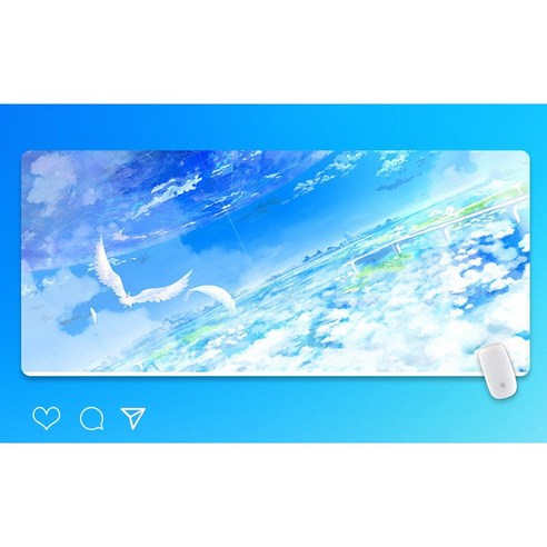 Literally sell 풍경도 게이밍장패드 책상 매트 아름답고 청결하며 두껍고 튼튼하며 내구성이 뛰어나 손목을 보호한다 장마우스패드 대형 마우스 패드, 5