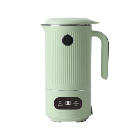코멜리 두유제조기 6가지기능 700ml 12시간자동보온, 그린