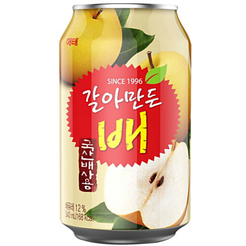 해태htb 갈아만든 배, 340ml, 48개