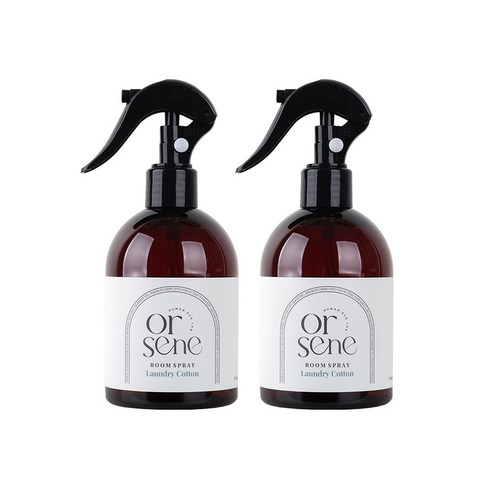 올센느 룸스프레이 섬유탈취제 땀냄새제거 탈취 (런드리코튼), 300ml, 2개
