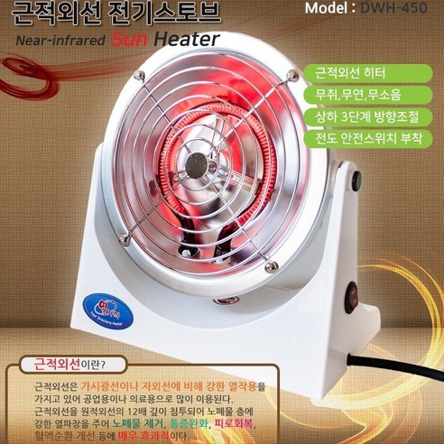 빠르고 효율적으로 가열하는 근적외선미니히터