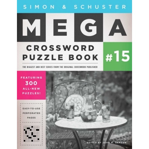Simon & Schuster Mega Crossword Puzzle Book #15 15 Paperback, Gallery Books, English, 9781501115868