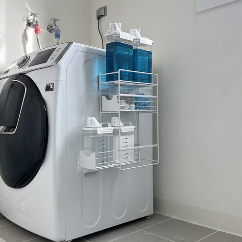 좁은 공간, 자석 선반으로 넓게 쓰다!