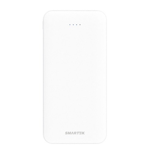 스마텍 듀얼포트 5V 보조배터리 20000mAh, 화이트, STPB-SL2(WH)