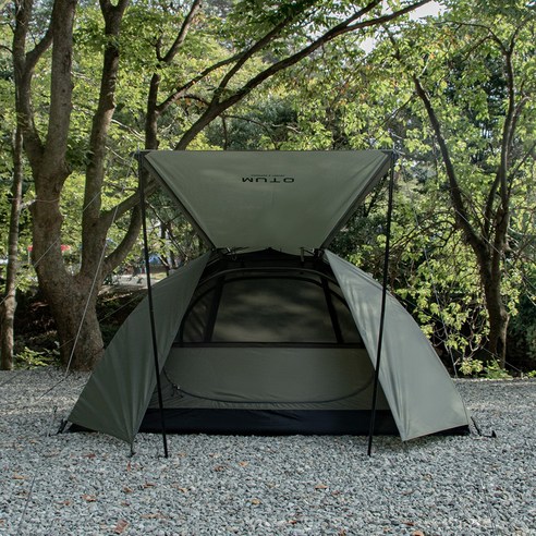 자연의 포옹을 위한 오아시스: 뮤토 플루마 감성 캠핑 백패킹 텐트