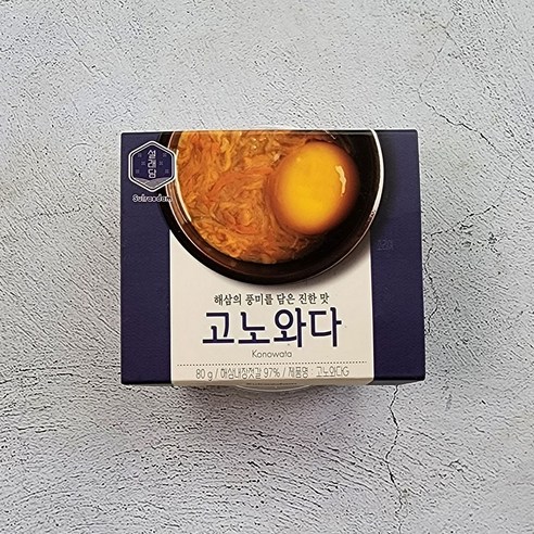 소포장 설래담 고노와다 해삼내장젓갈 80g, 1개