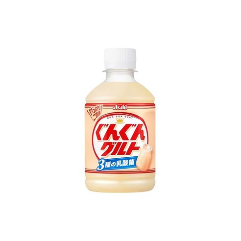 아사히 음료 칼피스 쑥쑥 구루토 3종의 유산균 280ml×24병