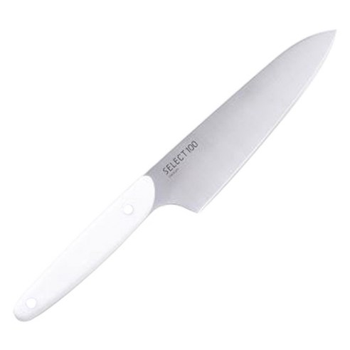 셀렉트100 키친 나이프 과도 미디엄, 1개, 실버 + 화이트