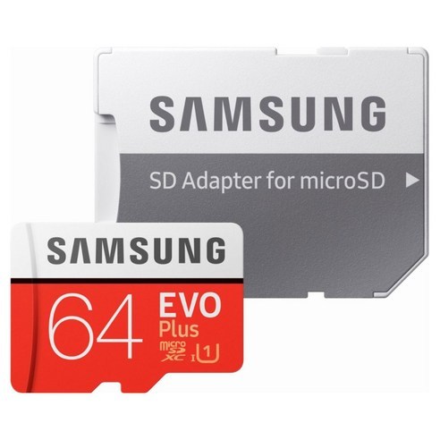 삼성전자 microSDXC EVO Plus 256GB 2017신형 UHS-I U3, 64GB