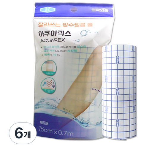 DZ잘라쓰는 방수필름 롤 아쿠아렉스, 6개