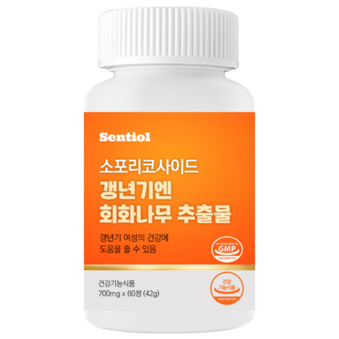 소포리코 사이드 갱년기 여성 보조제 / 플로라필 다이어트 회화나무 추출물, 1개, 60정