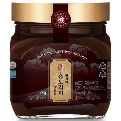 청결원 고창선운명가 홍도라지조청 홍도라지청