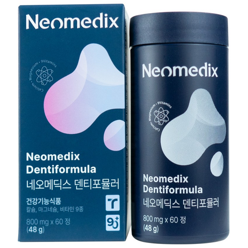 [공식판매처] 네오메딕스 덴티포뮬러 치아 뼈 건강 멀티 기능성 칼슘 영양제 60정 1개월