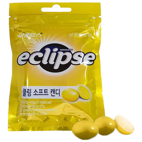 이클립스 쿨링소프트캔디 레몬민트향 45g,10개, 45g, 10개