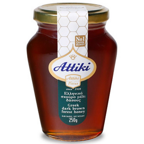 아티키 그리스 감로꿀 그릭 허니 다크브라운 꿀 250g, 1개, 250g