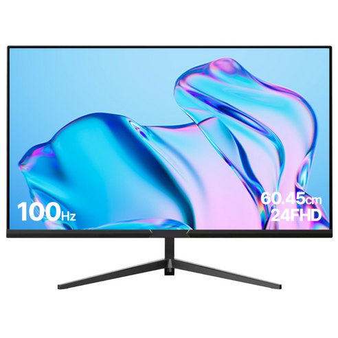 스카이뷰 FHD 24인치 IPS 모니터 100Hz 게이밍 베젤리스 광시야각 사무용 컴퓨터모니터, 일반, 60.45cm
