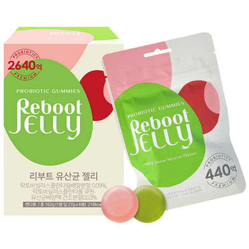 상큼하게 리부트! 죄책감 없이 즐기는 유산균 젤리