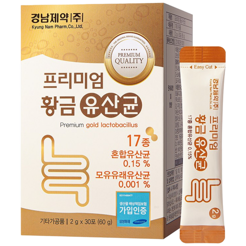 경남제약 프리미엄 황금유산균 2g x 30포
