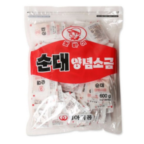 범아 뽀빠이 순대 양념소금 3g x 200개입