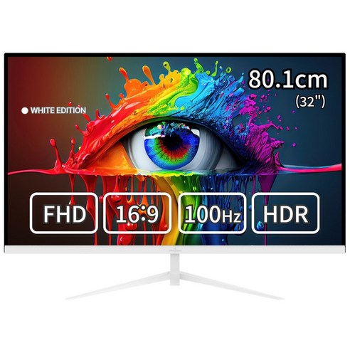 뷰싱크 32인치 FHD 슬림베젤 100Hz 게이밍 사무용 멀티 하이브리드, VSO321F 일반, 80cm
