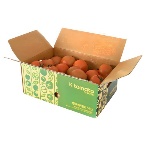 경북 햇 토마토 완숙 토마토 5kg 랜덤, 5키로 토마토 랜덤, 1박스