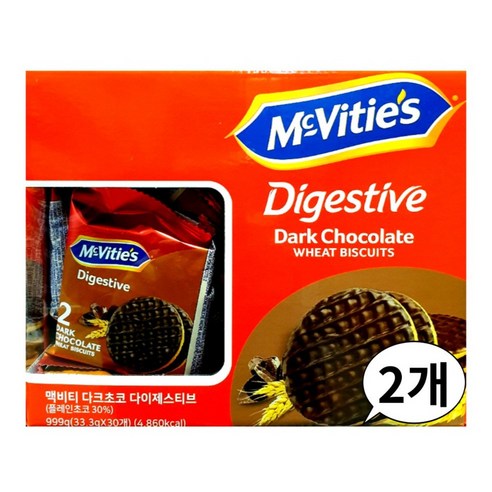 맥비티 다크초코 다이제스티브 투고 999g (33.3g x 30개입)