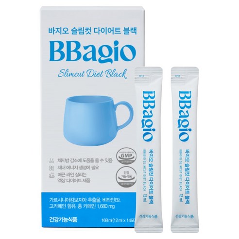 바지오 슬림컷 다이어트 블랙 체지방 감소 아메리카노맛 체중조절 붓기관리 건강기능식품 액상 프리미엄 커피 가르시니아 뱃살 다이어트 보조제 붓기 관리