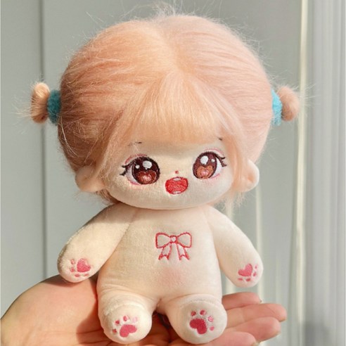 무속성 솜인형 아이돌 인형 여자 20cm 모헤어, 1개